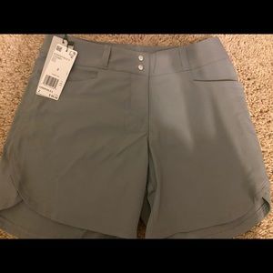 Grey adidas shorts